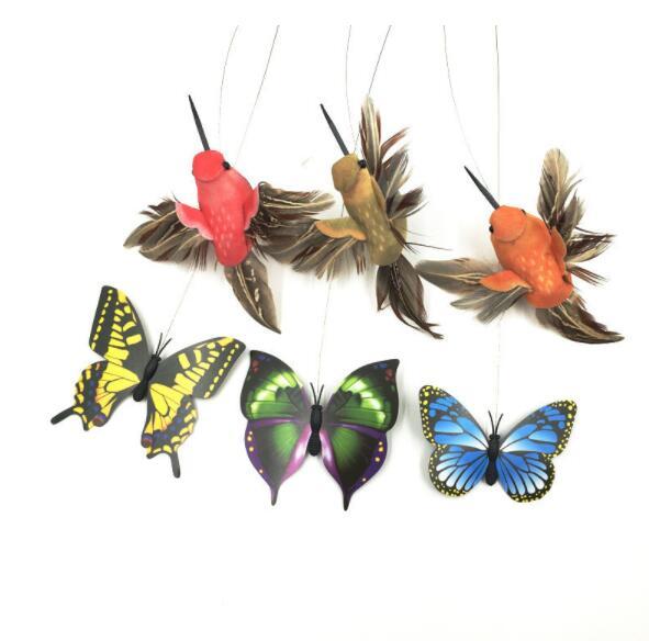 Electric Rotating Butterfly & Bird Cat Toy – Interactive 360° Motion Toy for Indoor Cats