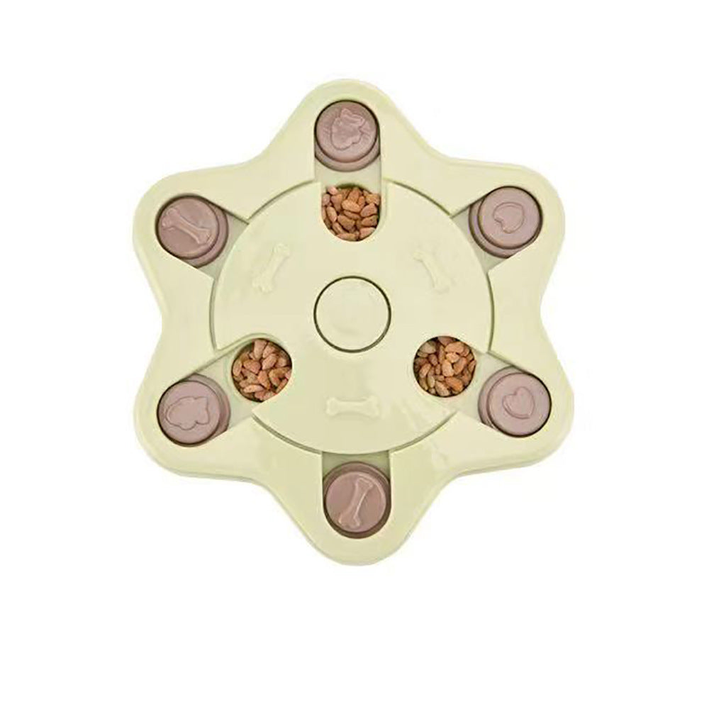 Interactive Puzzle Feeder Bowl – Slow Eating for Dogs & Cats