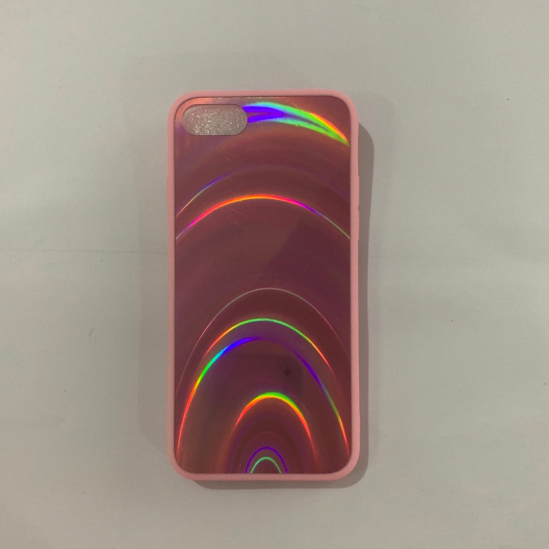 3D Rainbow Glitter Gradient Phone Case – Sparkly Soft Edge Full Cover – phone-case