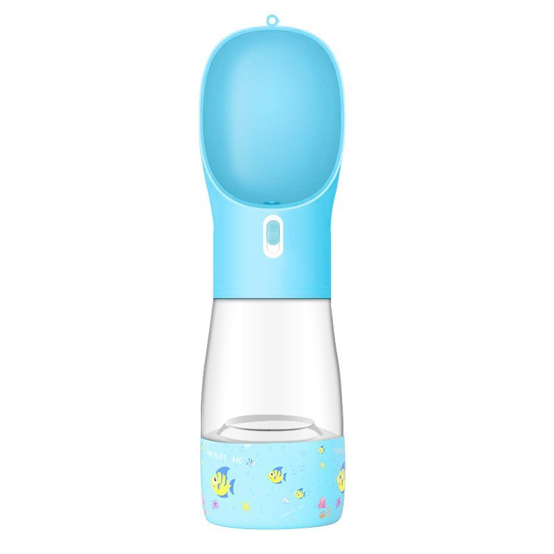 Portable Pet Water Bottle – 458ml Leak-Proof Dog & Cat Travel Cup
