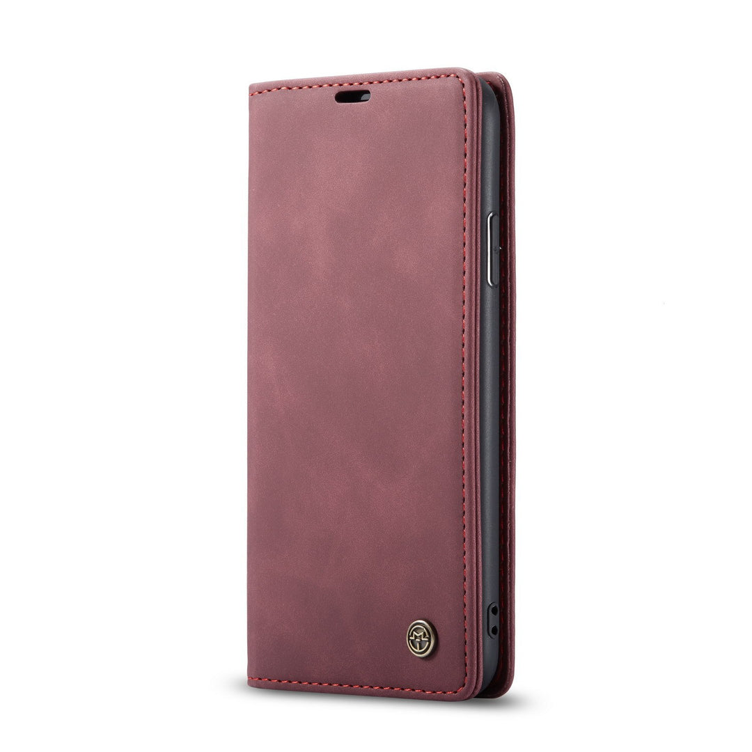 Caseme Vintage Flip Wallet iPhone Case – Soft Leather Cover with Card Holder