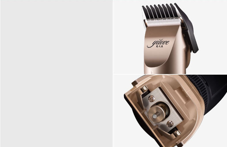 Rechargeable Pet Hair Clipper – Low Noise, Ceramic Blade, 90min Runtime