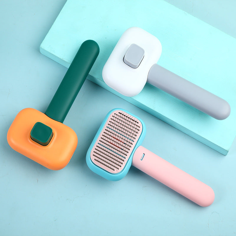 Pet Hairball & Matting Prevention Comb – Massage Brush for Dogs & Cats