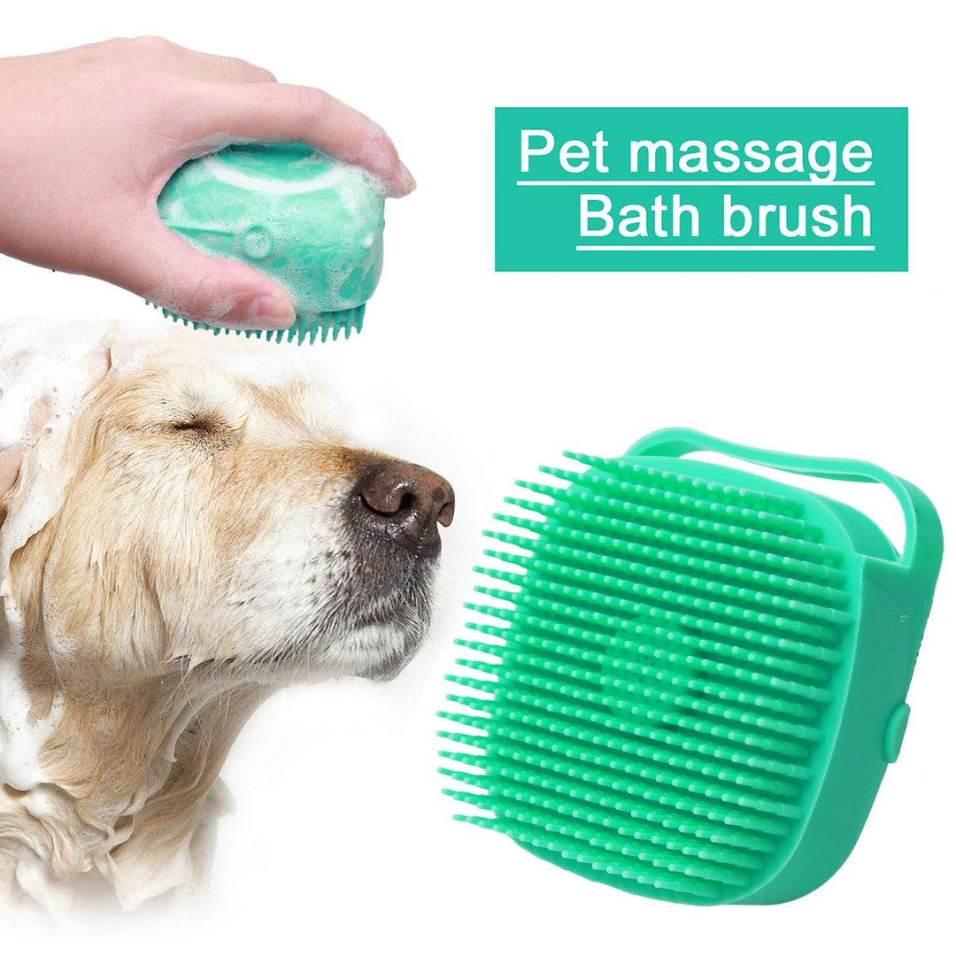 Silicone Scrubber with Built-In Soap Dispenser – 2-in-1 Body Brush & Massager