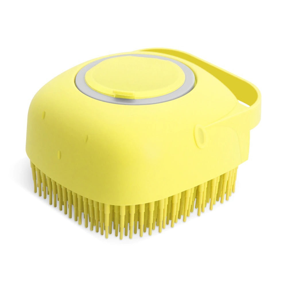 Silicone Scrubber with Built-In Soap Dispenser – 2-in-1 Body Brush & Massager