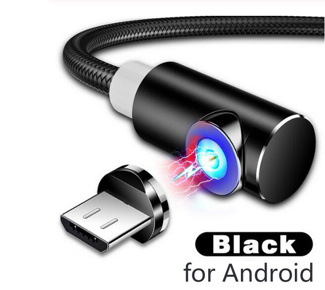 Nylon Braided Magnetic Charging Cable | USB-C, Micro, Lightning