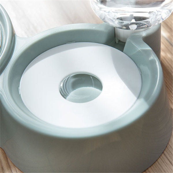 Ball-Type Automatic Pet Water Bowl – Spill-Free Stainless Steel Feeder