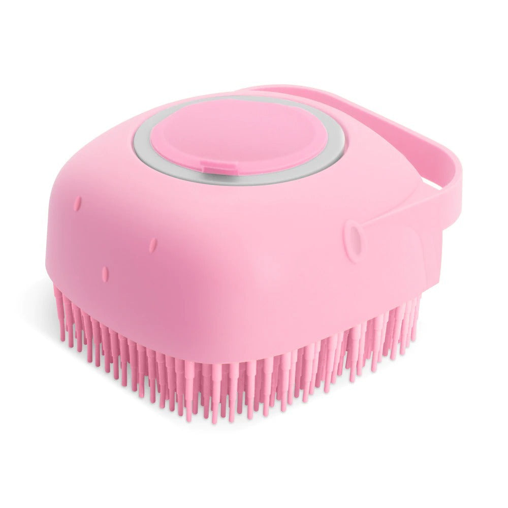 Silicone Scrubber with Built-In Soap Dispenser – 2-in-1 Body Brush & Massager