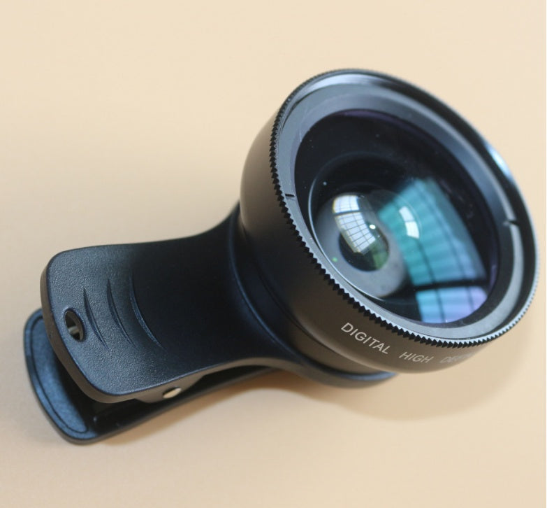 2-in-1 Clip-On Phone Lens – Macro + Wide Angle for iPhone, Samsung & Tablets – tech-gadget
