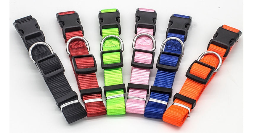 Adjustable Soft Nylon Pet Collar – Comfortable & Durable for Dogs and Cats – grooming kit