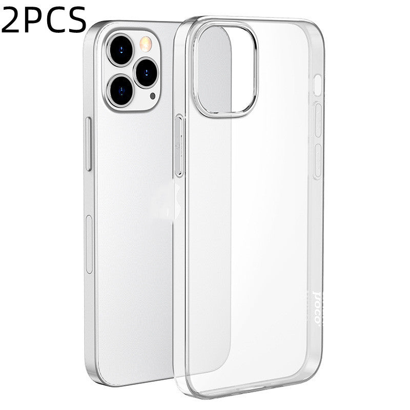 Ultra-Clear TPU Phone Case – 0.8mm Slim Transparent Cover with Camera Protection