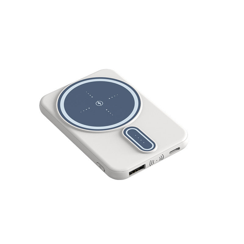 Magnetic Wireless Power Bank – 5000mAh/4000mAh for MagSafe iPhones & Qi Devices