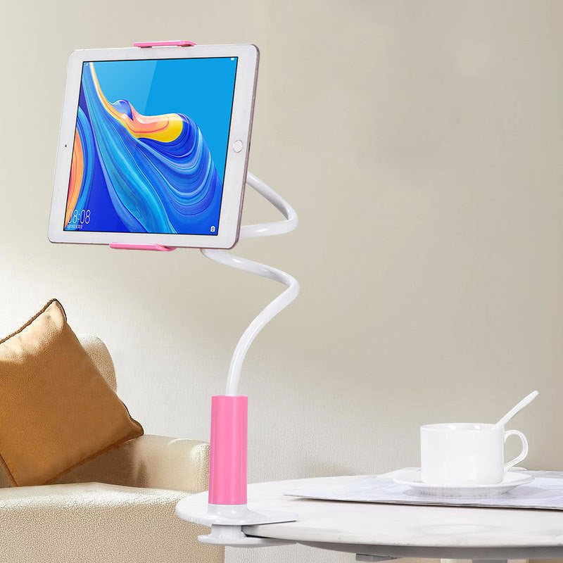 Flexible 360° Phone & Tablet Holder – Long Arm Mount for Bed, Desk & Kitchen