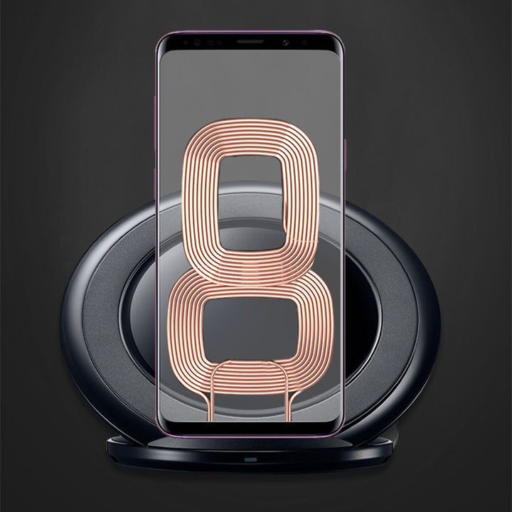 Qi-Certified Fast Wireless Charger – 9V/1A with LED Indicator & Safety Protection (QC2.0/QC3.0 Compatible) – power-bank