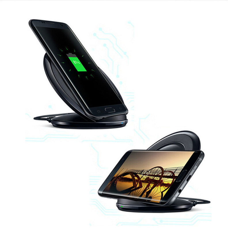 Qi-Certified Fast Wireless Charger – 9V/1A with LED Indicator & Safety Protection (QC2.0/QC3.0 Compatible)