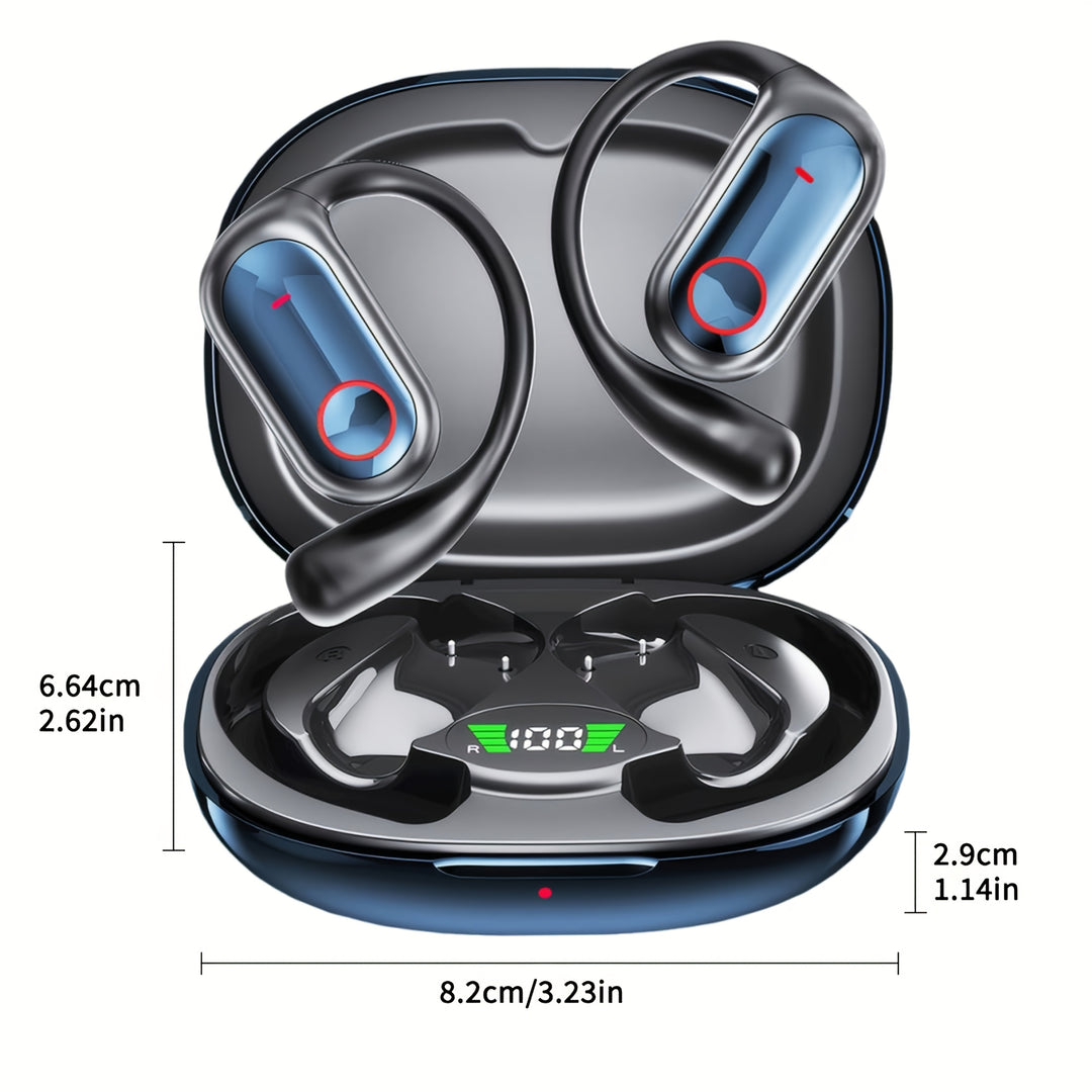 WISEZONE Open-Back Wireless Earbuds | Sports & Calls