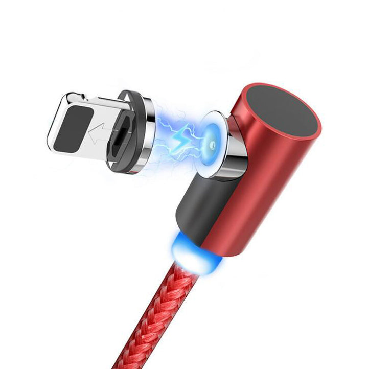 Nylon Braided Magnetic Charging Cable | USB-C, Micro, Lightning – power-bank