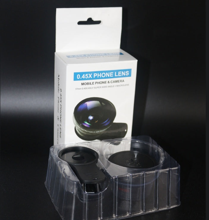 2-in-1 Clip-On Phone Lens – Macro + Wide Angle for iPhone, Samsung & Tablets – tech-gadget