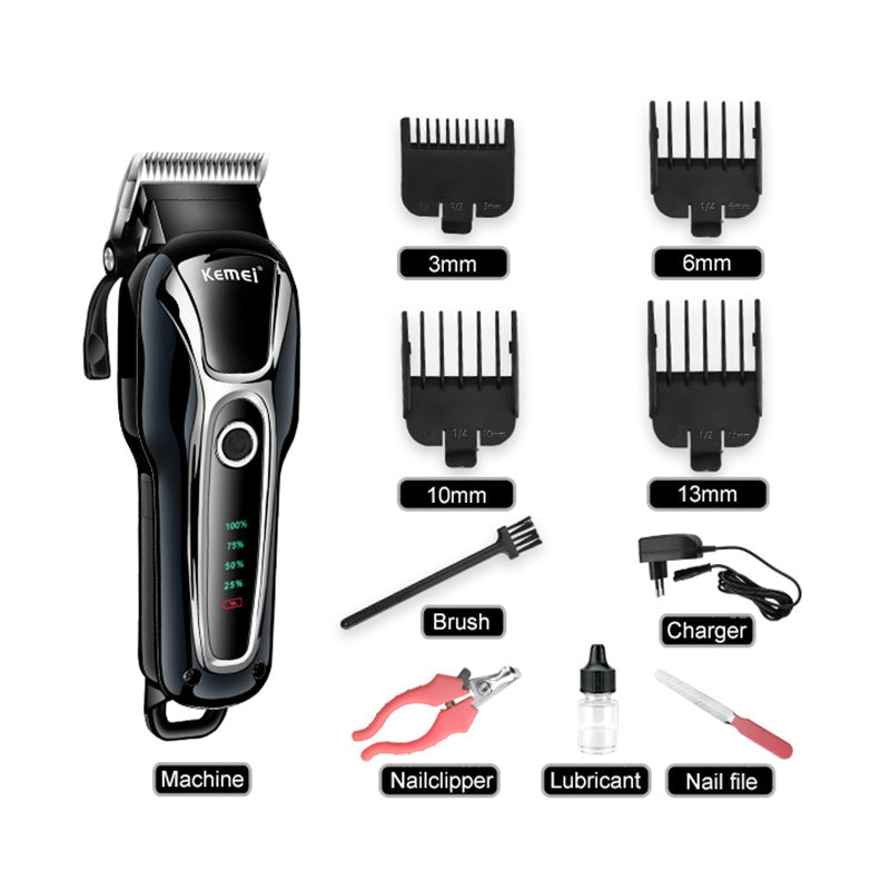 Rechargeable Pet & Human Shaver – Quiet Precision Grooming Tool with Long Battery Life