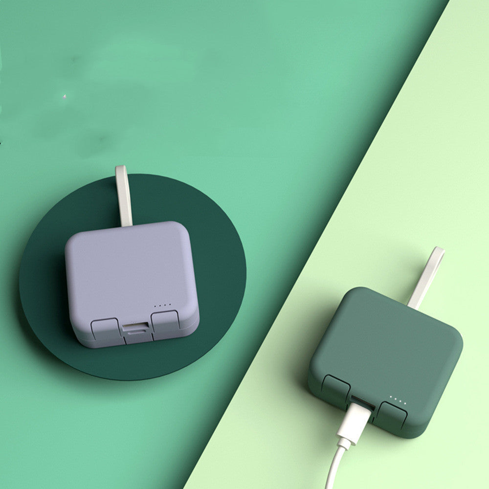 Handbag Clip Power Bank – 4000mAh Portable Charger with Stand & Multi-Port Output