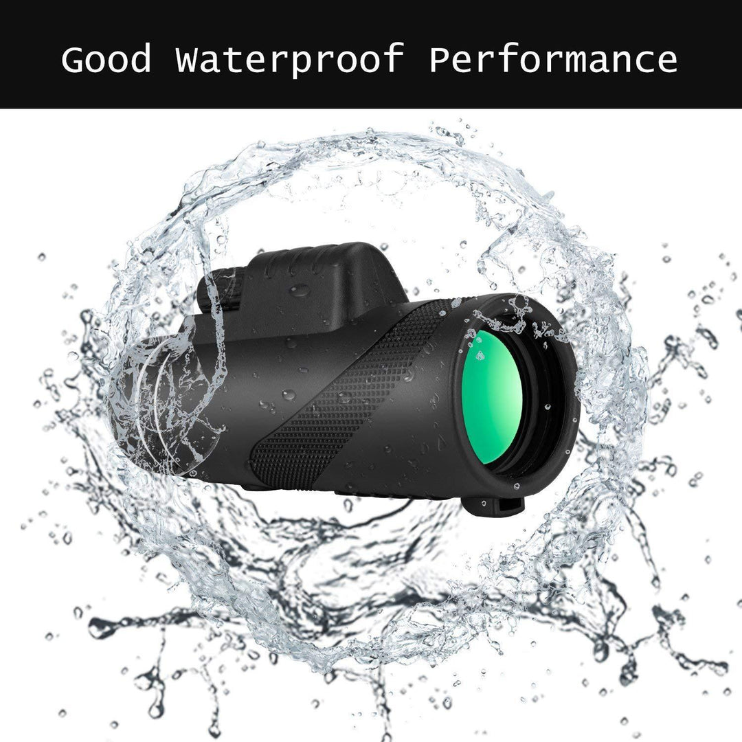 40X Waterproof HD Monocular Telescope – Compact Zoom Scope for Outdoors – tech-gadget