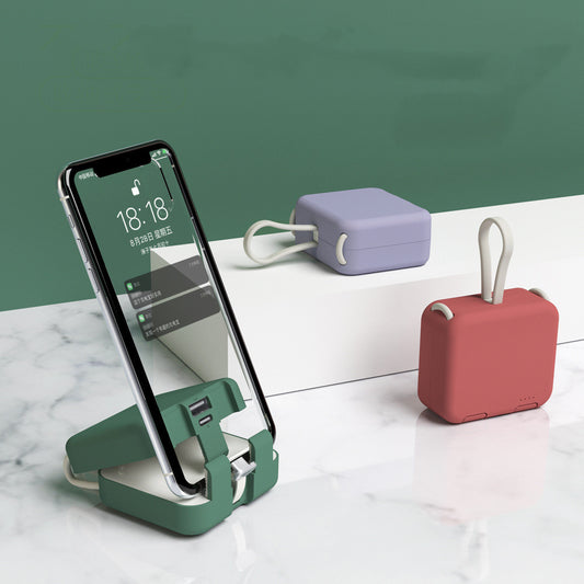 Handbag Clip Power Bank – 4000mAh Portable Charger with Stand & Multi-Port Output – power-bank