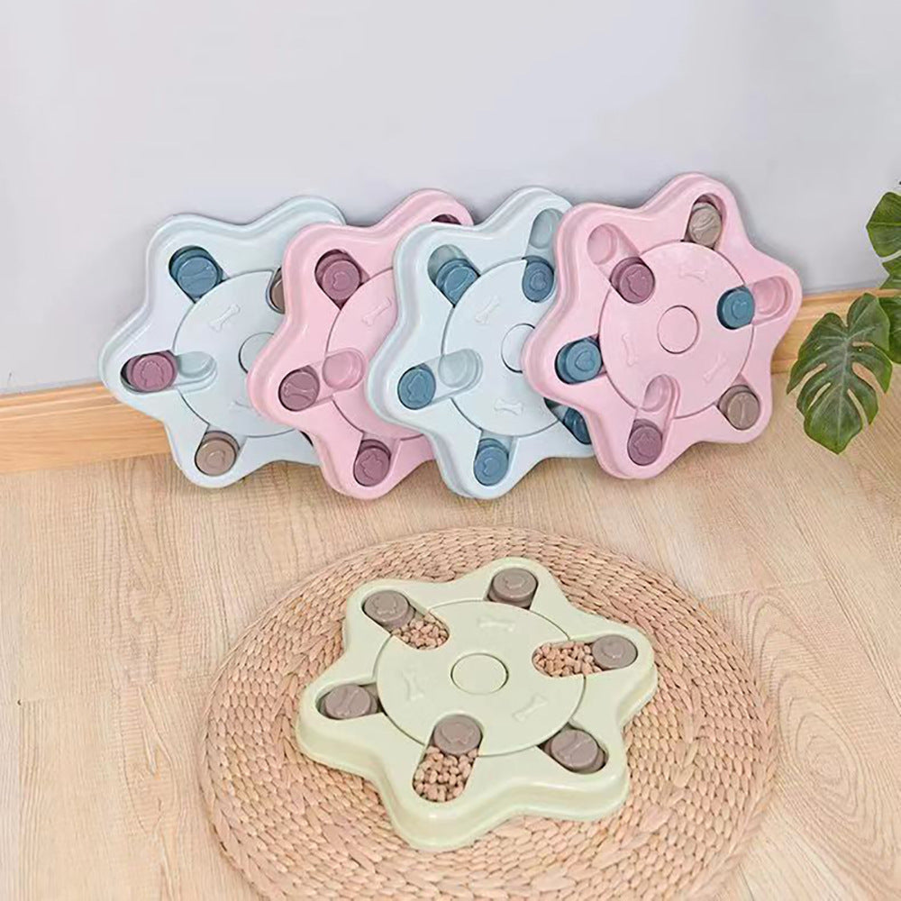 Interactive Puzzle Feeder Bowl – Slow Eating for Dogs & Cats