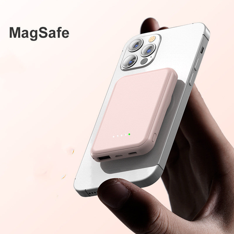 Mini Fast Charging Magnetic Wireless Power Bank 5000 MAh Portable - JEFF's Favorite Picks