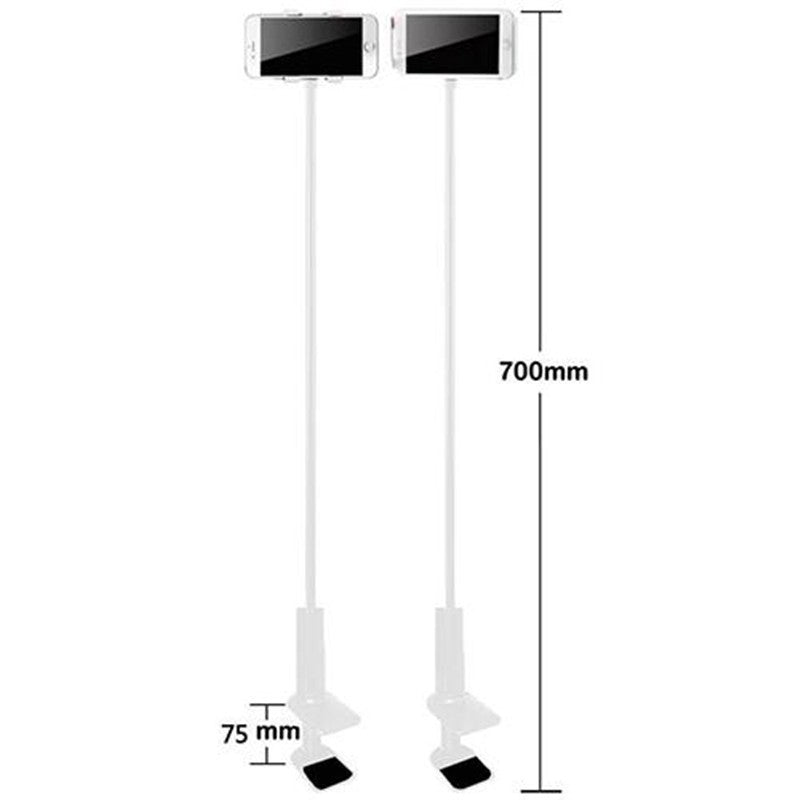 Flexible 360° Phone & Tablet Holder – Long Arm Mount for Bed, Desk & Kitchen