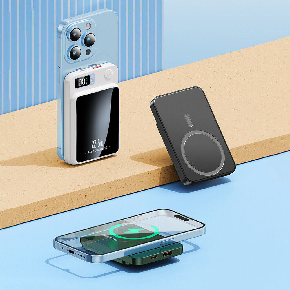 12000mAh MagSafe Wireless Power Bank – Fast 22.5W Portable Charger product image – magsafe