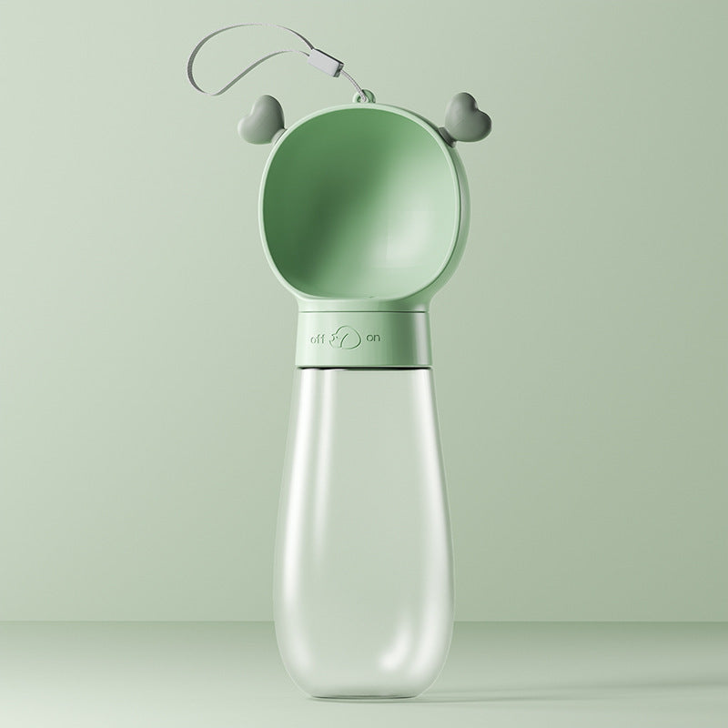 Twist-Top Portable Dog Water Bottle – BPA-Free Pet Travel Dispenser (350ml / 600ml / Combo)