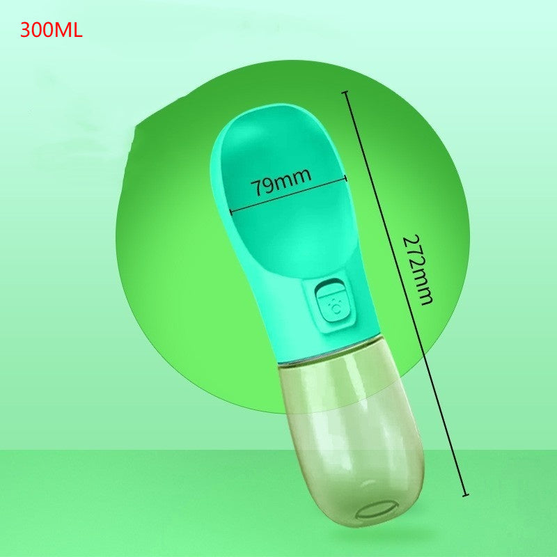 Portable Pet Water Bottle – 458ml Leak-Proof Dog & Cat Travel Cup