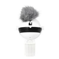 Electric Cat Toy Ball with Fur & Rope – Self-Moving Chase Toy