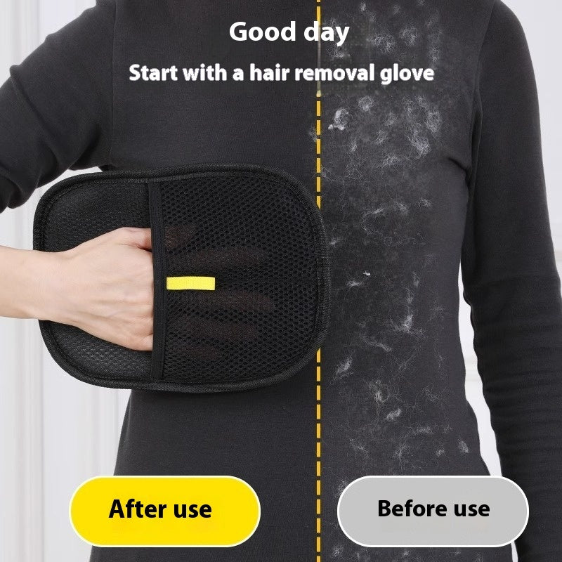 Dual-Sided Pet Grooming Glove – Mess-Free Deshedding for Cats & Dogs