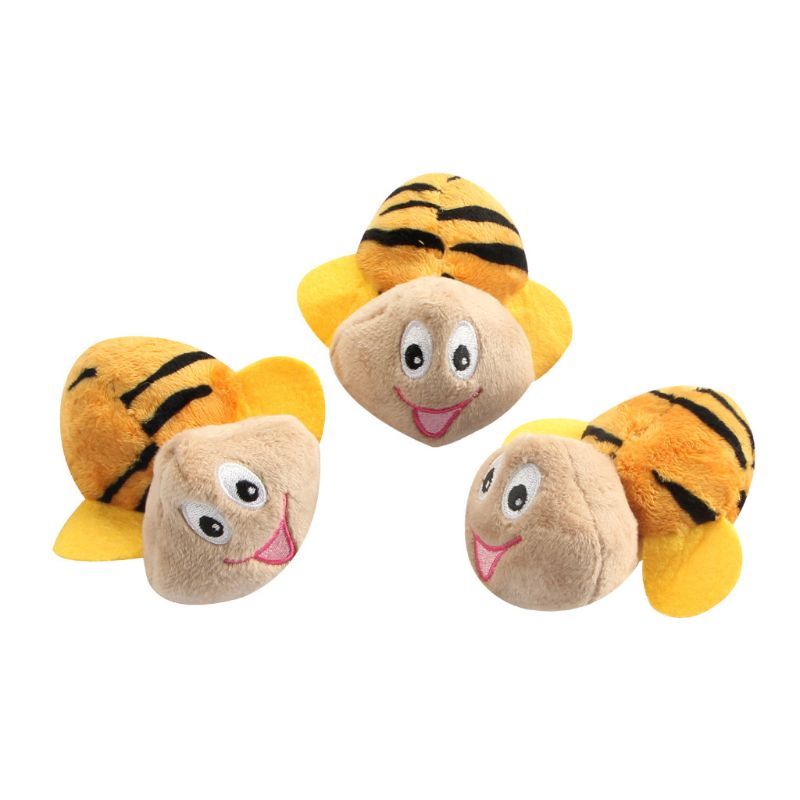 Interactive Bee Plush Dog Toy Set – Mental Stimulation Mat for Small & Medium Dogs