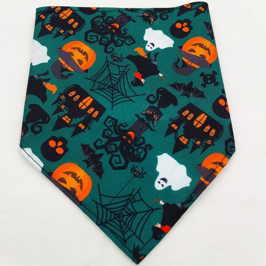 Tie-Dye Pet Bandana – Soft Polyester Dog & Cat Scarf