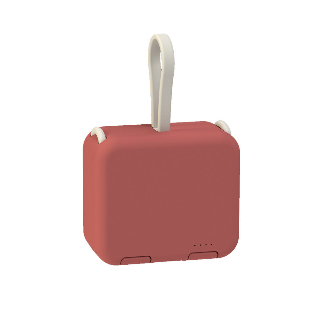 Handbag Clip Power Bank – 4000mAh Portable Charger with Stand & Multi-Port Output