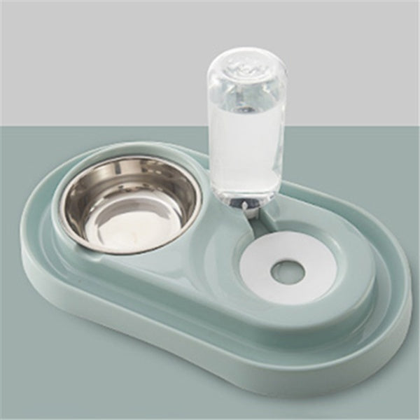 Ball-Type Automatic Pet Water Bowl – Spill-Free Stainless Steel Feeder