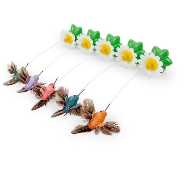 Electric Rotating Butterfly & Bird Cat Toy – Interactive 360° Motion Toy for Indoor Cats