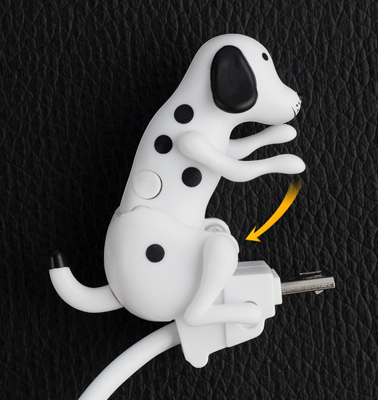 Cute Puppy USB Charging Cable – 2-in-1 Fast Charge & Data Transfer – car-accessory