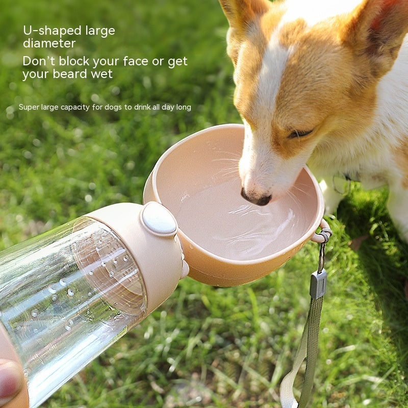 Portable Pet Water Bottle – Leak-Proof Travel Dog Cup for Outdoor Hydration