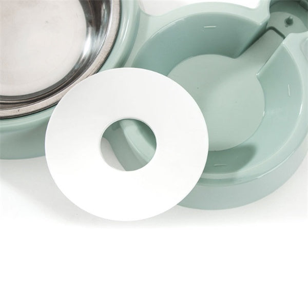 Ball-Type Automatic Pet Water Bowl – Spill-Free Stainless Steel Feeder