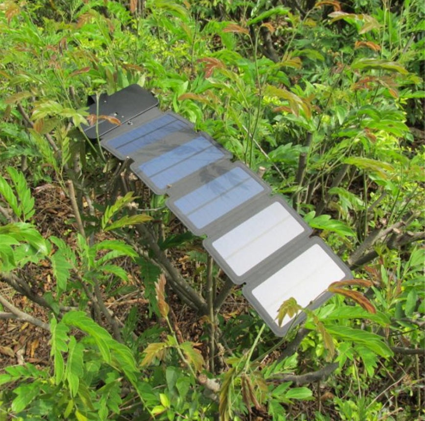 7W Folding Solar Charger – Portable USB Solar Panel for Camping & Emergency Use – power-bank