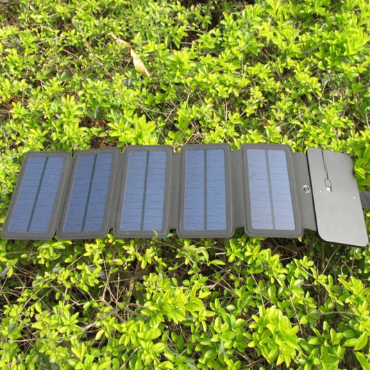7W Folding Solar Charger – Portable USB Solar Panel for Camping & Emergency Use – power-bank