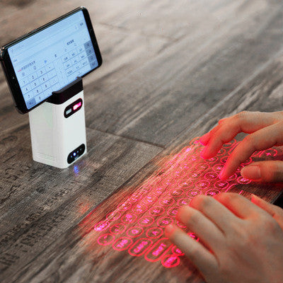 LEING FST Laser Virtual Keyboard – Pocket-Sized Bluetooth/USB Typing – tech-gadget