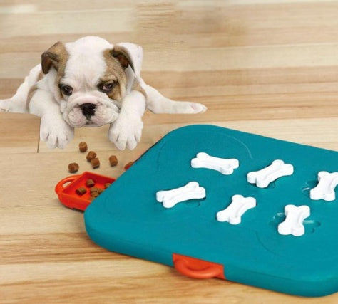 Interactive Treasure Hunt Puzzle Toy for Dogs & Cats – Mental Stimulation + Slow Feeding – grooming kit