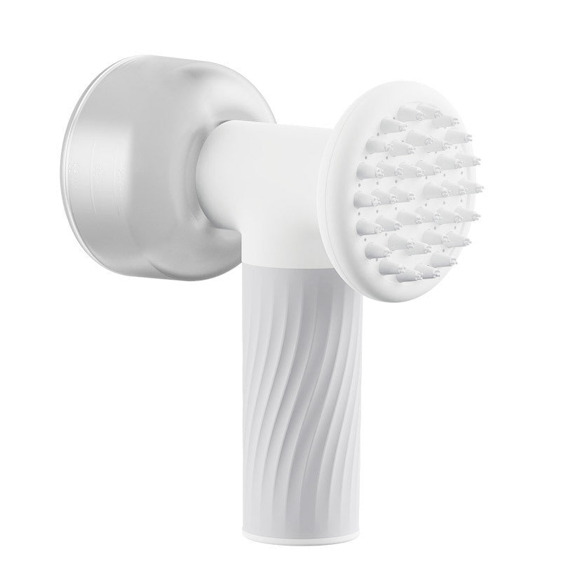 2-in-1 Silicone Pet Bath Brush with Soap Dispenser – Groom & Clean – grooming kit