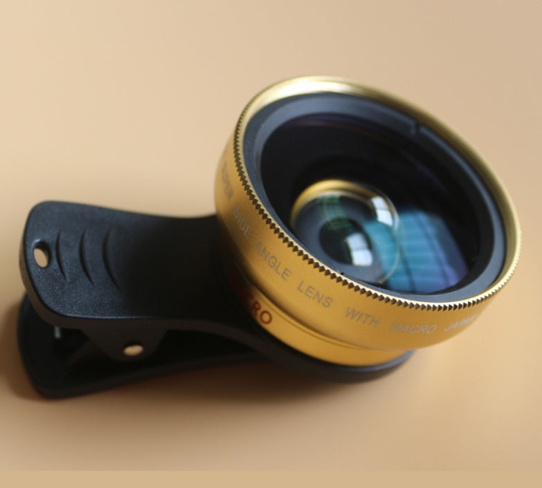 2-in-1 Clip-On Phone Lens – Macro + Wide Angle for iPhone, Samsung & Tablets – tech-gadget