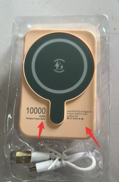 Mini Fast Charging Magnetic Wireless Power Bank 5000 MAh Portable - JEFF's Favorite Picks