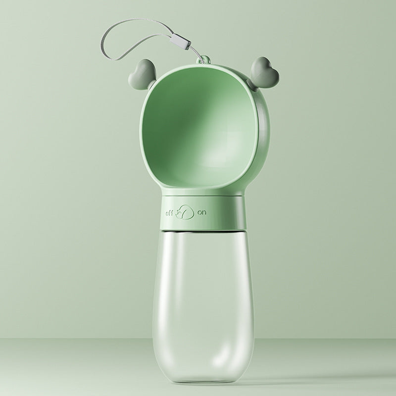 Twist-Top Portable Dog Water Bottle – BPA-Free Pet Travel Dispenser (350ml / 600ml / Combo)